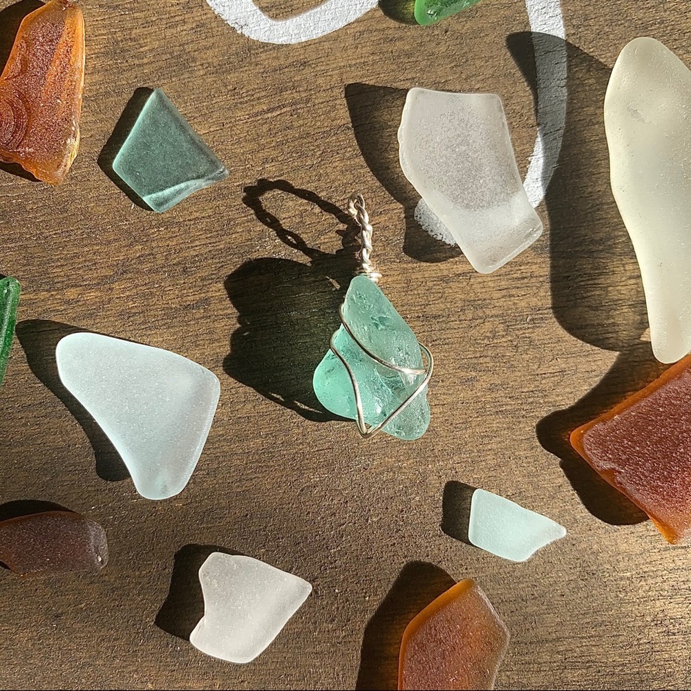 Hand Crafted Sea Glass Necklace